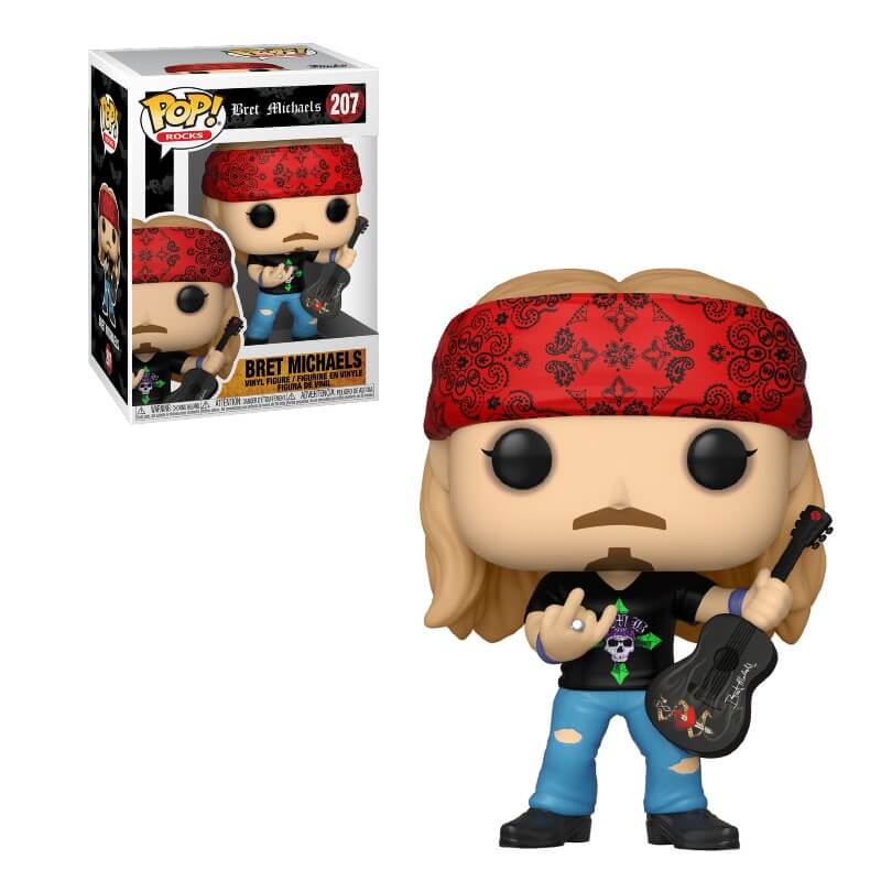 Photo 1 of Funko POP! Rocks: Bret Michaels with Chase (Styles May Vary)
