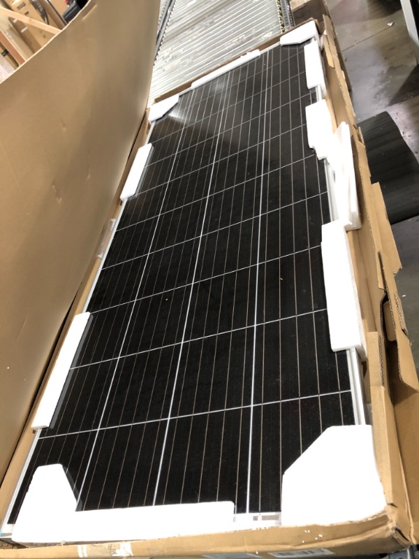 Photo 2 of 200-Watt 12-Volt Monocrystalline Solar Panel for Off Grid Large System Residential Commercial House Cabin Sheds Rooftop