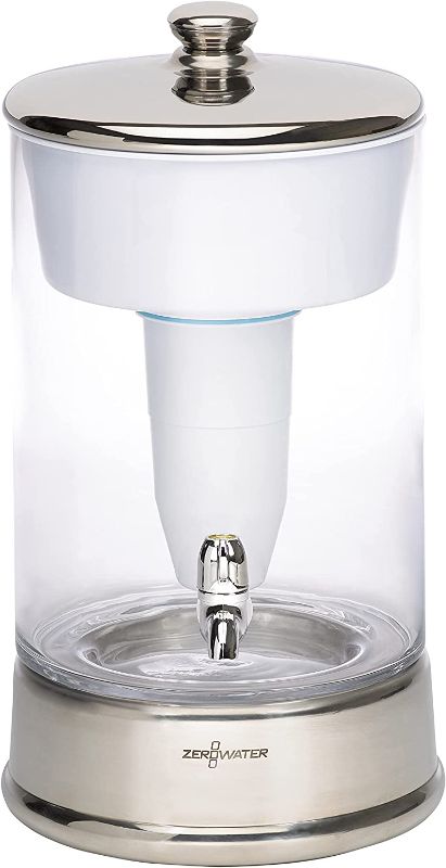 Photo 1 of ZeroWater ZBD-040-1, 40 Cup Ready-Pour Glass 5-stage Water Filter Dispenser