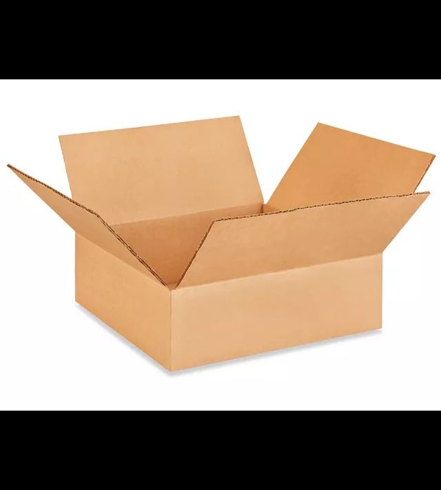 Photo 1 of 10 x 10 x 3" Corrugated Boxes (25 pack)
