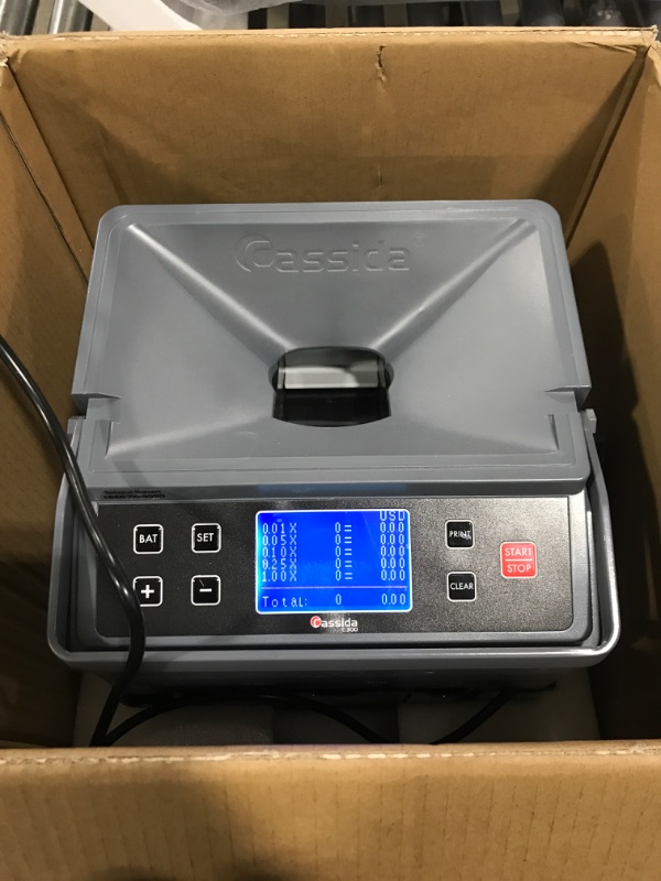 Photo 2 of Cassida C300 Professional USD Coin Counter, Sorter and Wrapper/Roller | 35% Faster Wrapping Coins with Quickload Technology | 300 Coins/Minute 