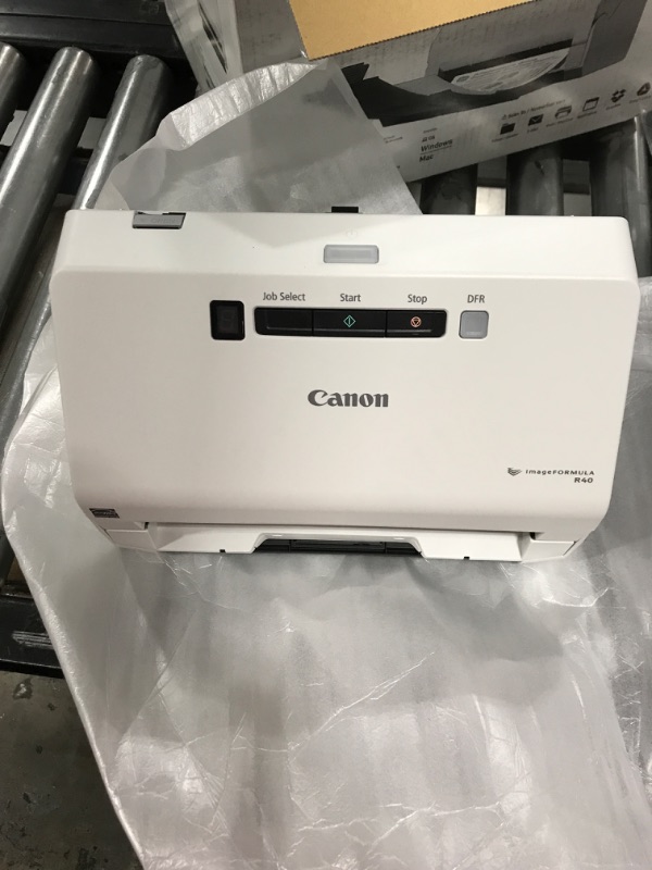 Photo 2 of Canon imageFORMULA R40 Office Document Scanner For PC and Mac, Color Duplex Scanning, Easy Setup For Office Or Home Use, Includes Scanning Software R40 Document Scanner