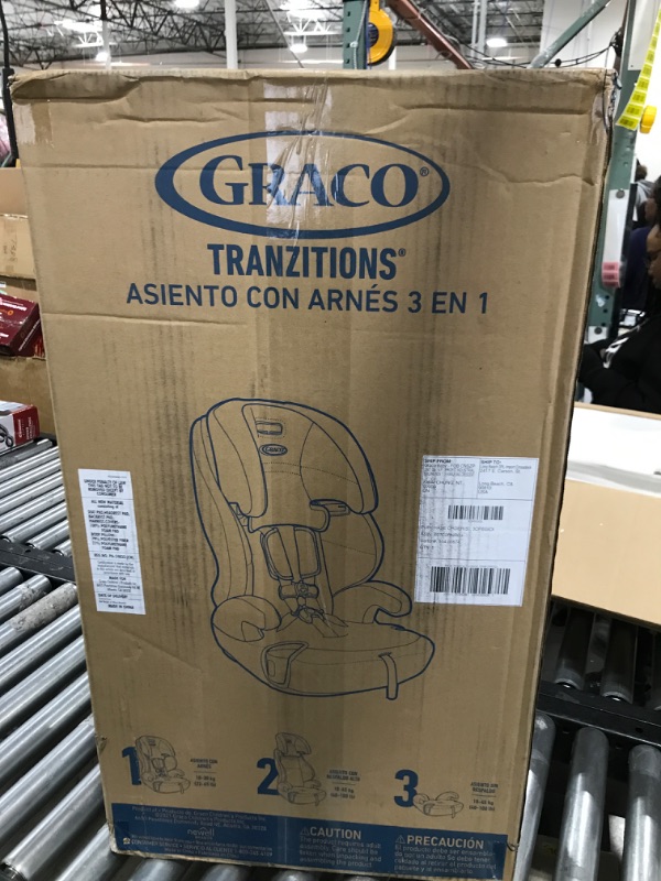 Photo 2 of Graco Tranzitions 3 in 1 Harness Booster Seat, Proof Tranzitions Black