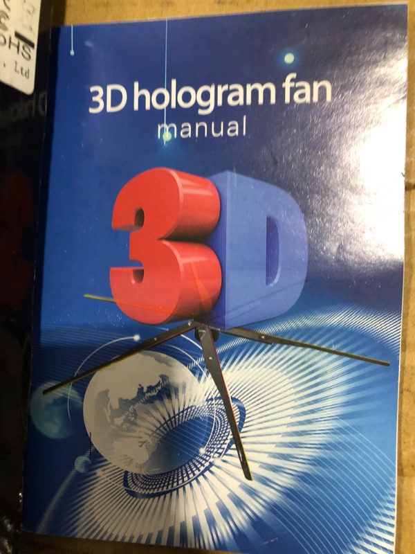 Photo 1 of 3d hologram fan