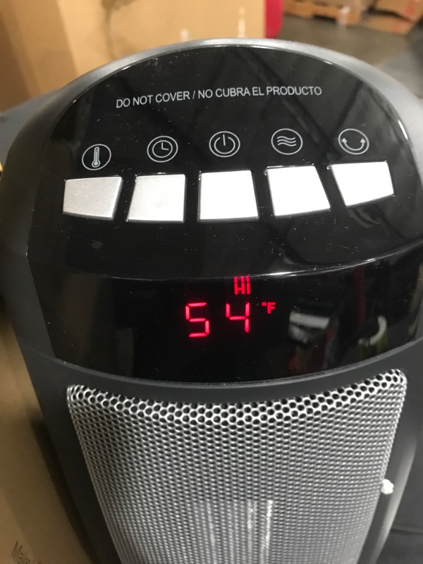 Photo 4 of Syvio 19’’ Space Heater, 2S Fast Heating, 4 Modes, Portable Heater with Thermostat, 12H Timer, Remote, 70° Swing, OverHeat&Tip-over Protect, Electric Heaters for Indoor Use, Large Room Office Garage 19‘’ H