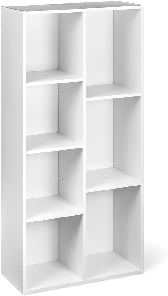 Photo 1 of Amazon Basics 7-Cube Organizer Bookcase, White
