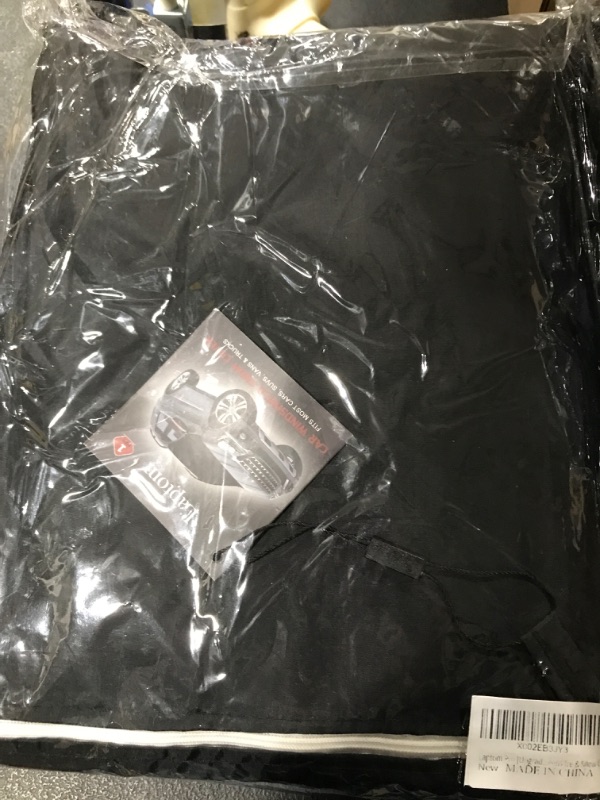 Photo 1 of Laptom Pro [Upgrade] Windshield Snow Cover, Extra Large & 3-Layer Thick Fits Any Car Truck SUV Van, Straps Magnets Double Fixed Design Windproof Outdoor Window Covers, Keeps Ice Off, Black