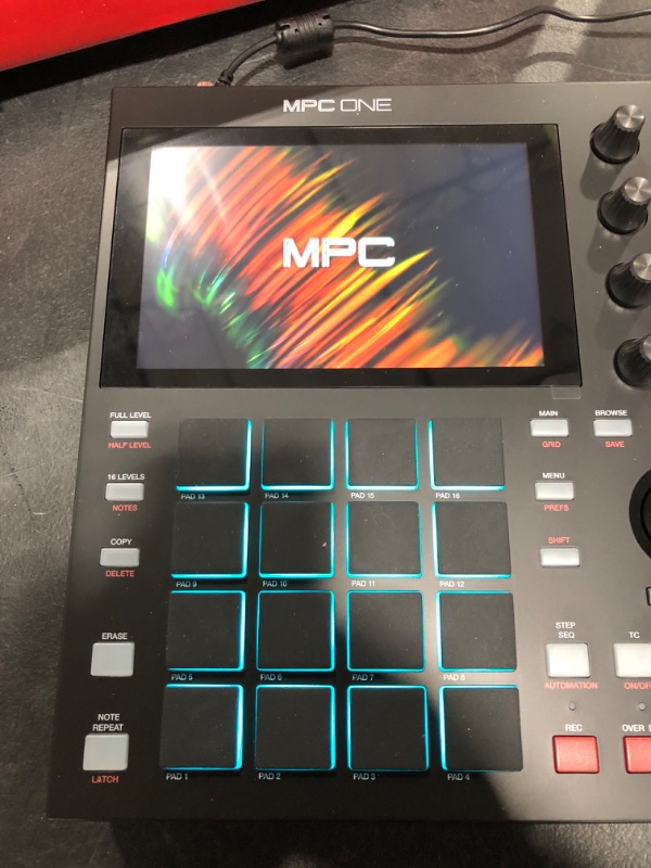 Photo 2 of Akai Professional MPC One Drum Machine Sampler & MIDI Controller with Beat Pads Synth Engines Standalone Operation and Touch Display
