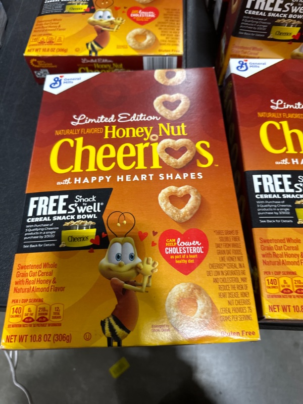 Photo 3 of 18 boxes Cheerios and total exp : 02/14/2023 & 02/06/2023