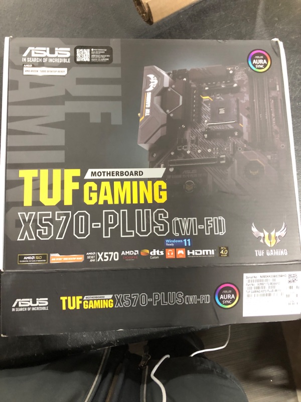 Photo 5 of ASUS AM4 TUF Gaming X570-Plus (Wi-Fi) AM4 Zen 3 Ryzen 5000 & 3rd Gen Ryzen ATX Motherboard with PCIe 4.0, Dual M.2, 12+2 with Dr. MOS Power Stage