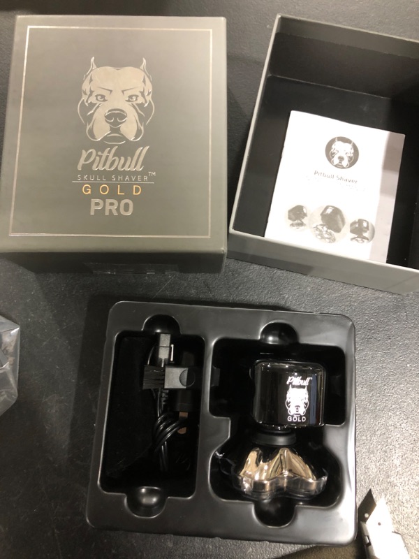 Photo 3 of Skull Shaver Pitbull Gold Pro Men’s Electric Head and Face Shaver