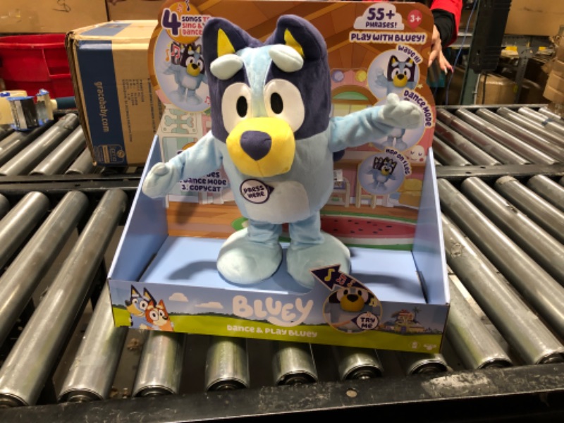 Photo 2 of Bluey Dance and Play 14" Animated Plush | Over 55 Phrases and Songs, Multicolor