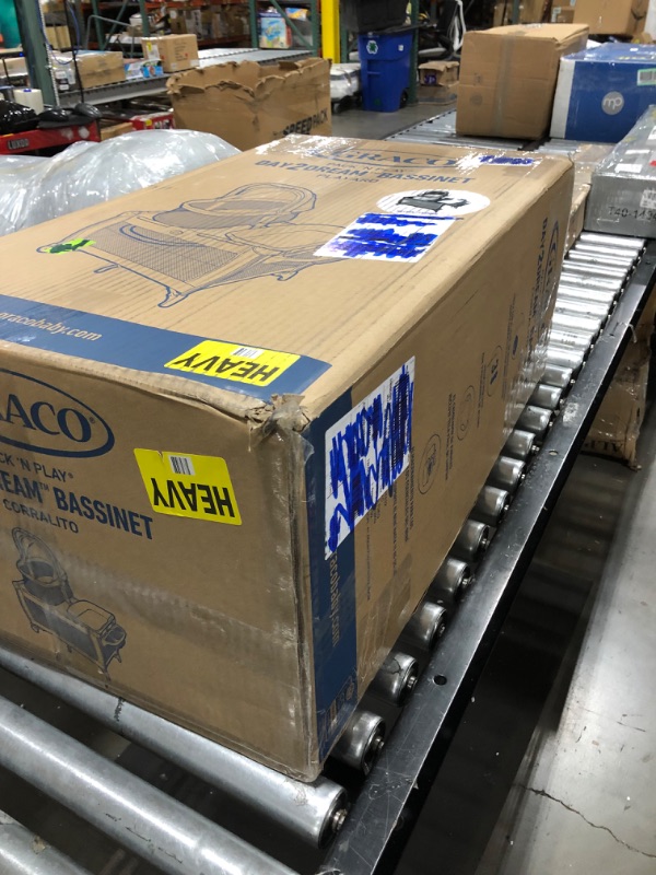 Photo 1 of Graco Pack 'n Play Day2Dream Bassinet Playard | Features Portable Bedside Bassinet, Diaper Changer, and More, Hutton
