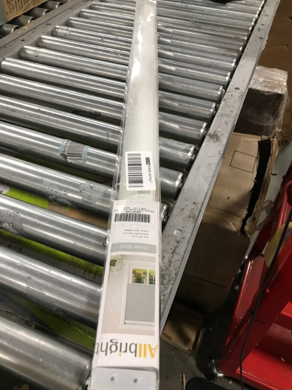 Photo 1 of ALLBRIGHT Classic 100% Blackout Roller Shades, Window Blinds with Thermal Insulated, UV Protection Fabric, Vinyl Roller Blinds for Home/Bedroom/Door, Easy to Install Ivory White 34"x 72"