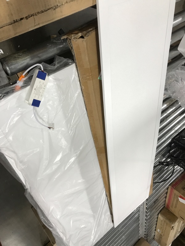 Photo 2 of 2 Pack LED Flat Panel Light 1x4FT, 40W 4000LM Recessed Backlit Troffer Lights, Flush or Drop Ceiling Install, 5000K Daylight 50000H Lifetime, Dust-proof Commercial Grade Lighting Fixture-by BRILLIRARE