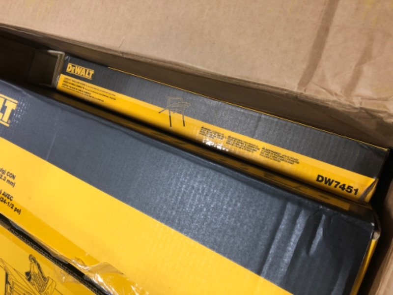 Photo 4 of "DeWALT DWE7485WS 15 Amp 8-1/4" Corded Compact Jobsite Table Saw W/ Table Stand"
