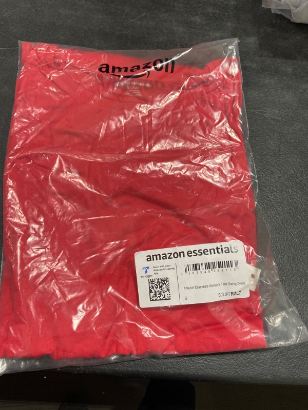 Photo 1 of Amazon Essentials Women's Tank Swing Dress (Available in Plus Size) Rayon Blend Red Small