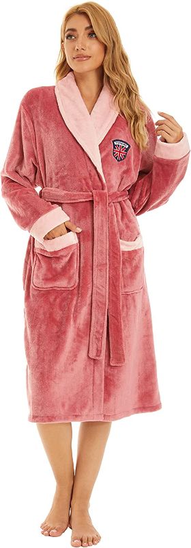 Photo 1 of Caparison Women's Fleece Long Robe Plush Warm Flannel Bathrobe with Belt
SIZE S