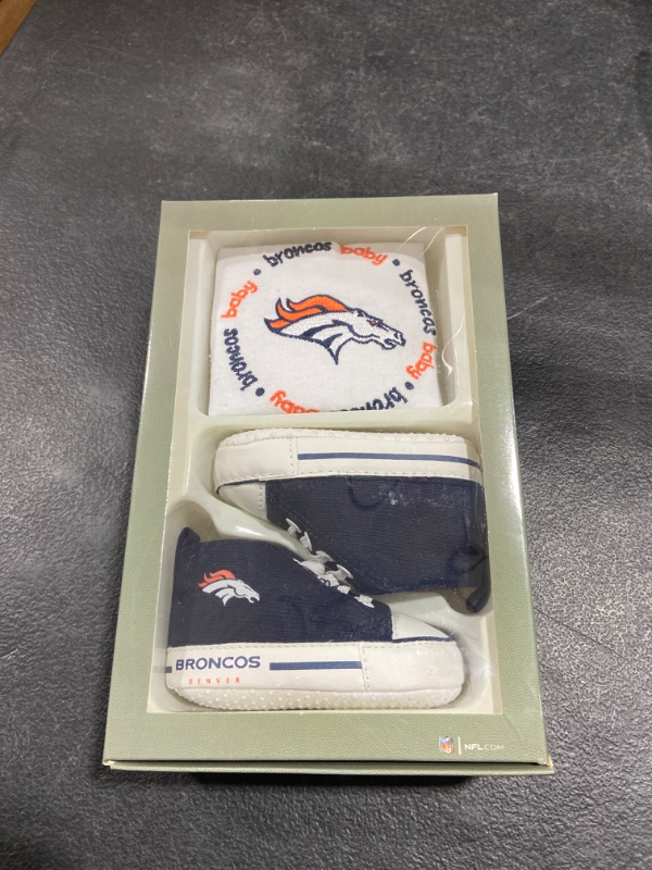 Photo 2 of BabyFanatic 2 Piece Gift Set - NFL Denver Broncos - Officially Licensed Baby Apparel