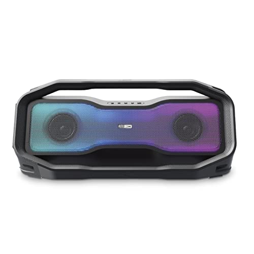 Photo 1 of Altec Lansing Rockbox XL 2.0 Portable Bluetooth Wireless Speakers with LED Lights, IP67 Waterproof and Durable for Outdoor, 20 Hours Battery with App
