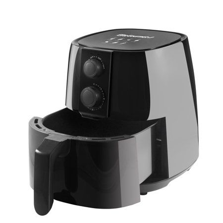 Photo 1 of Elite Gourmet EAF4617 Electric 4Qt. Hot Air Fryer Large Capacity, 3.2 Lbs of Food, 1350-WattsOil-Less Healthy Cooker, Timer & Temperature Controls
