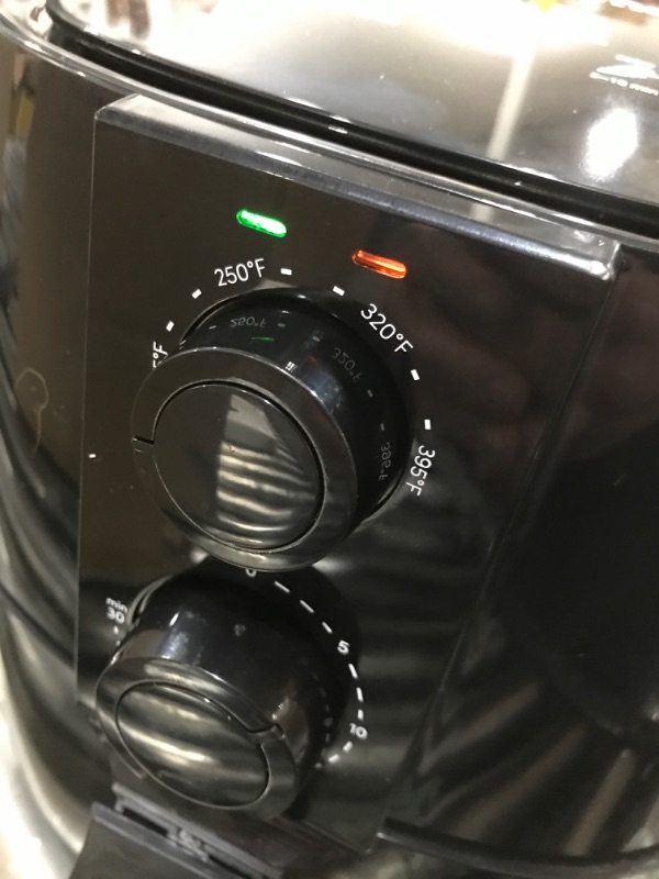 Photo 3 of Elite Gourmet EAF4617 Electric 4Qt. Hot Air Fryer Large Capacity, 3.2 Lbs of Food, 1350-WattsOil-Less Healthy Cooker, Timer & Temperature Controls
