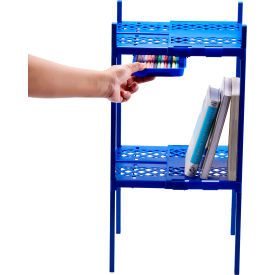Photo 1 of  LockerMate Double Locker Shelf, Blue 