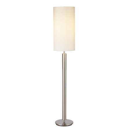 Photo 1 of  Adesso Hollywood Floor Lamp Brushed Steel 