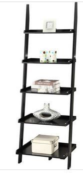 Photo 1 of  Convenience Concepts American Heritage Bookshelf Ladder Black 