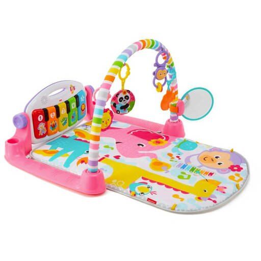 Photo 1 of  Fisher-Price FVY58 Deluxe Kick & Play Piano Gym, Pink 
