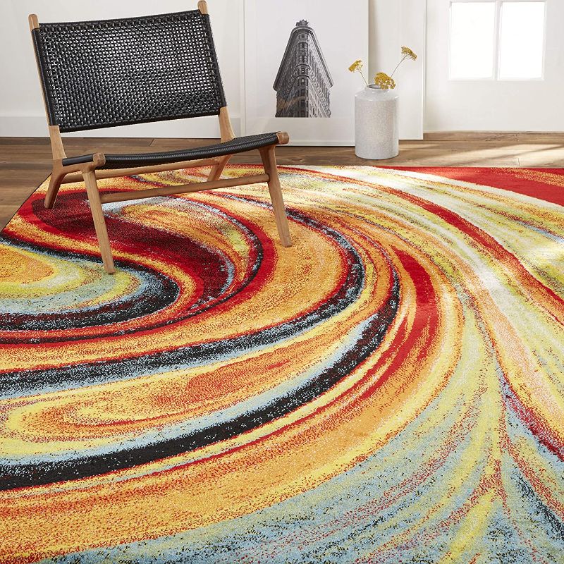 Photo 1 of  Home Dynamix Adja Modern Area Rug, Splash (3'3" x 4'3") 