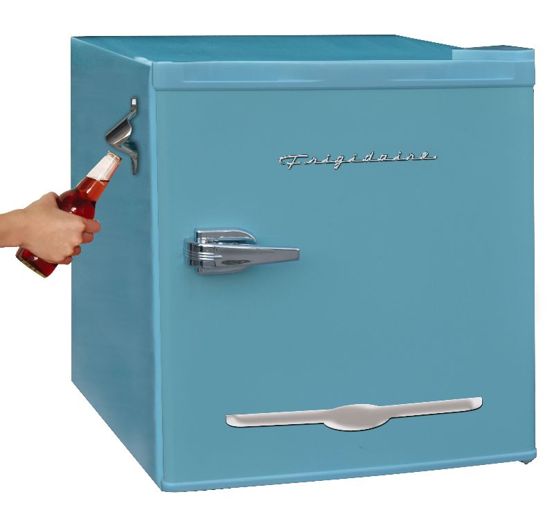 Photo 1 of  Frigidaire 1.6 Cu. Ft. Retro Compact Refrigerator with Side Bottle Opener EFR176 Blue 