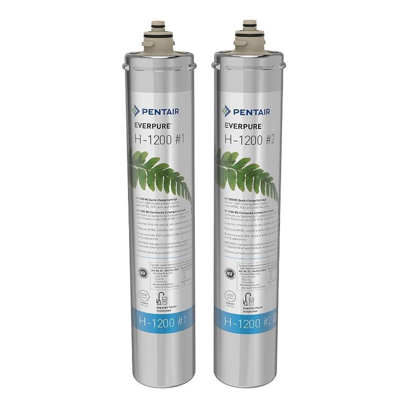 Photo 1 of  Pentair Everpure H-1200 EV928201 Dual Water Replacement Filter Cartridge 