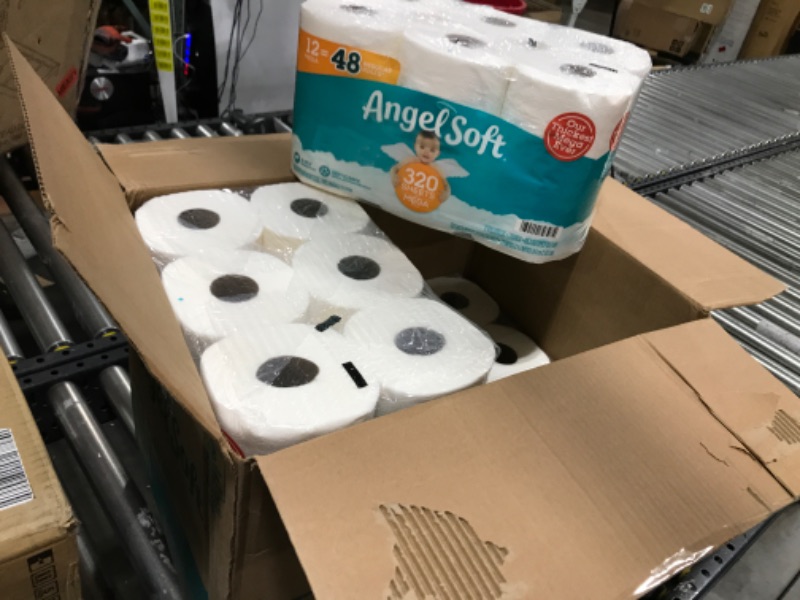 Photo 2 of Angel Soft® Toilet Paper, 48 Mega Rolls = 192 Regular Rolls, 2-Ply Bath Tissue