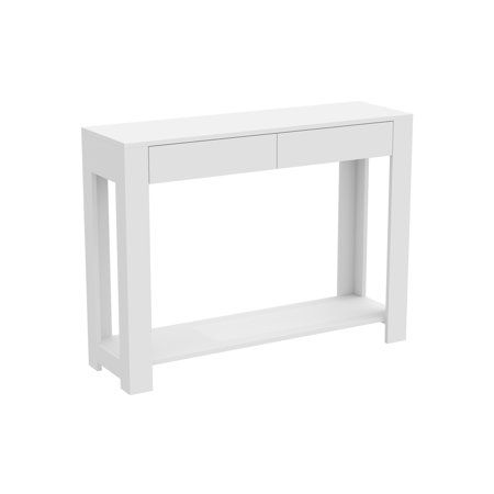Photo 1 of  Safdie & Co. White MDF Modern Console Table 