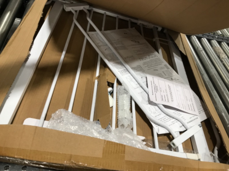 Photo 1 of BalanceFrom Easy Walk-Thru Safety Gate for Doorways and Stairways with Auto-Close/Hold-Open Features, Multiple Sizes 30-inch Tall, No Caps Fits 29.1 - 38.5" Wide
