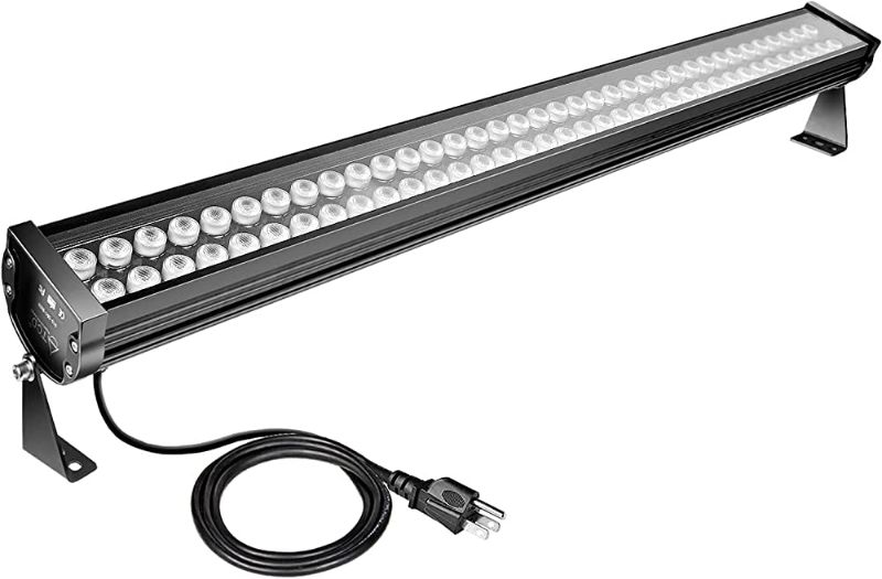 Photo 1 of ATCD 72W LED Wall Washer Lights, 40" 120V LED Light Bar, 5000K Daylight White Linear Strip Light, IP65 Waterproof Outdoor Wall Washer Lights for Landscape, Church, Ads, Yard, Garden (Grey)