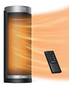 Photo 1 of Dreo Space Heaters for Indoor Use, Electric Heater with Remote for Bedroom Large Room, 2022 Upgraded 1500W Fast Heating with Thermostat, Overheating & Tip-Over Protection, 70°Oscillating, Portable