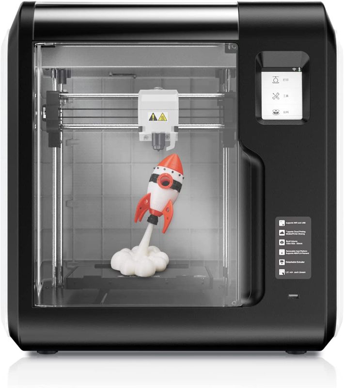 Photo 1 of FLASHFORGE 3D Printer Adventurer 3 Pro with 2 Removable Nozzle, Glass Bed and Leveling-Free, Fully Assembled, High Precision Printing with PLA/ABS/PETG/PLA-CF/PETG-CF
