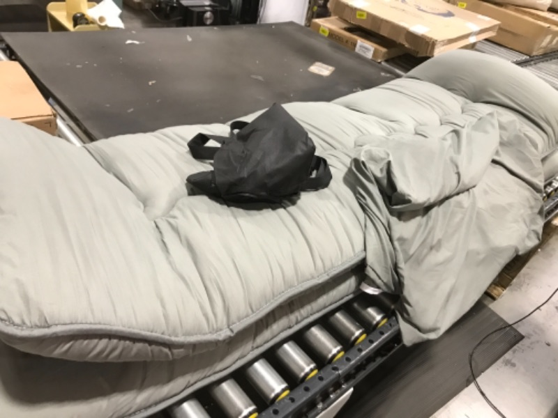 Photo 1 of FTIURA Japanese Floor Mattress, Japanese Futon Mattress, Shikibuton Foldable & Portable Camping Mattress with Washable Cover, Dark Gray Full-XL