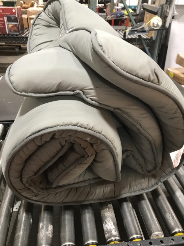 Photo 1 of FTIURA Japanese Floor Mattress, Japanese Futon Mattress, Shikibuton Foldable & Portable Camping Mattress with Washable Cover, Dark Gray Full-XL