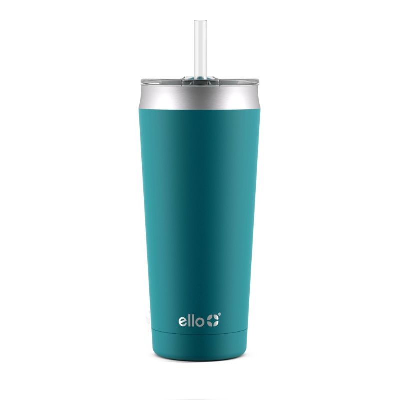 Photo 1 of  Ello 20oz Stainless Steel Beacon Tumbler with Lid Teal 