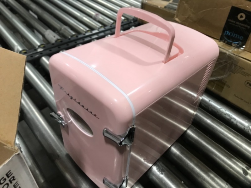 Photo 1 of  Frigidaire Portable Retro Extra Large 9-Can Capacity Mini Refrigerator EFMIS175 Pink 