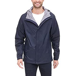 Photo 1 of Tommy Hilfiger Men's Waterproof Breathable Hooded Jacket, Navy, X-Large