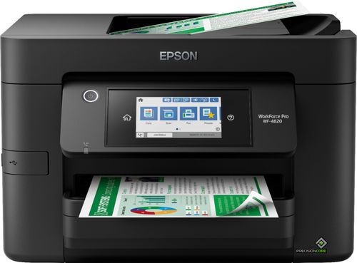 Photo 1 of Epson WorkForce Pro WF-4820 Wireless All-in-One Printer with Auto 2-Sided Printing 35-Page ADF 250-Sheet Paper Tray and 4.3 Color Touchscreen
