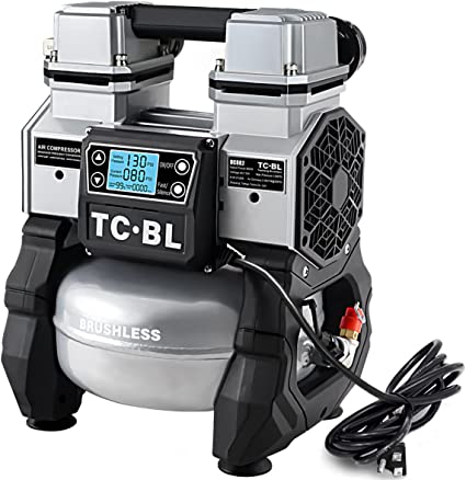 Photo 1 of TC·BL Portable Air Compressor,110V Quiet Small Air Compressor,Lightweight and Oil free with 5L Aluminum Tank
