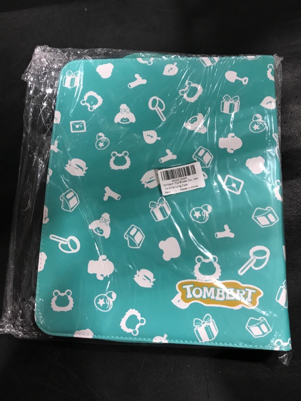 Photo 1 of tombert TCG Binder Compatible with Animal Crossing Cards, 720 Cards Capacity NFC Tag Game Cards, PTCG Trading Cards, Sleeves Card Carrying Case Green-Big