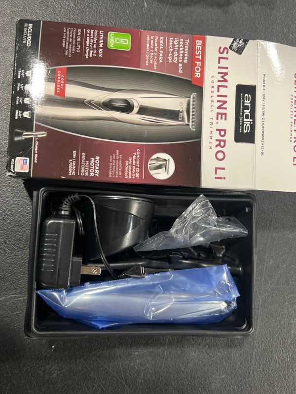 Photo 1 of Andis Professional Slimline Pro Li Cordless Clipper Trimmer Clipper #32400