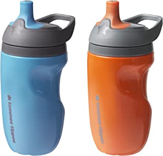 Photo 1 of Bundle of Tommee Tippee Insulated Sportee Water Bottle for Toddlers Pack of 2, Blue and ORANGE