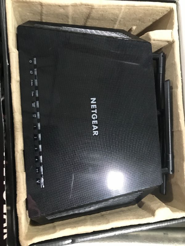 Photo 2 of NETGEAR Nighthawk Smart Wi-Fi Router, R6700 - AC1750 Wireless Speed Up to 1750 Mbps | Up to 1500 Sq Ft Coverage & 25 Devices | 4 x 1G Ethernet and 1 x 3.0 USB Ports | Armor Security AC WiFi